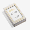 Joma Jewellery Moments To Shine Happy Birthday Silver Plated Stud Earrings
