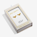 Joma Jewellery Moments To Shine Bee Happy Gold Plated Stud Earrings