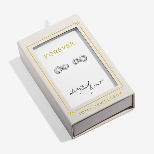Joma Jewellery Moments To Shine Forever Silver Plated Stud Earrings