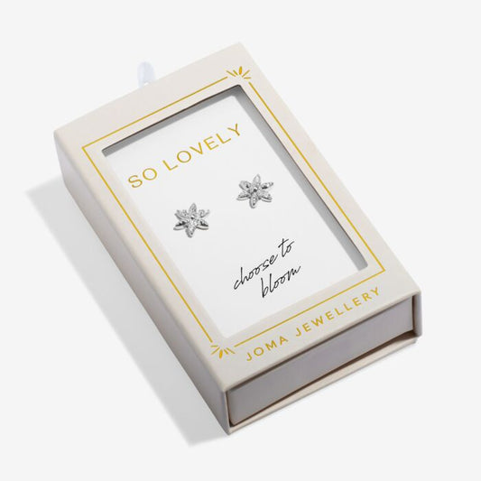 Joma Jewellery Moments To Shine So Lovely Silver Plated Stud Earrings