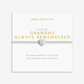 Joma Jewellery Remembrance A Little Grandma Silver Plated Bracelet