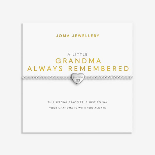 Joma Jewellery Remembrance A Little Grandma Silver Plated Bracelet
