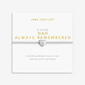 Joma Jewellery Remembrance A Little Dad Silver Plated Bracelet