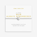 Joma Jewellery Remembrance A Little Mum Silver Plated Bracelet