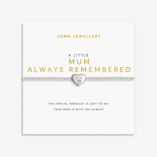 Joma Jewellery Remembrance A Little Mum Silver Plated Bracelet