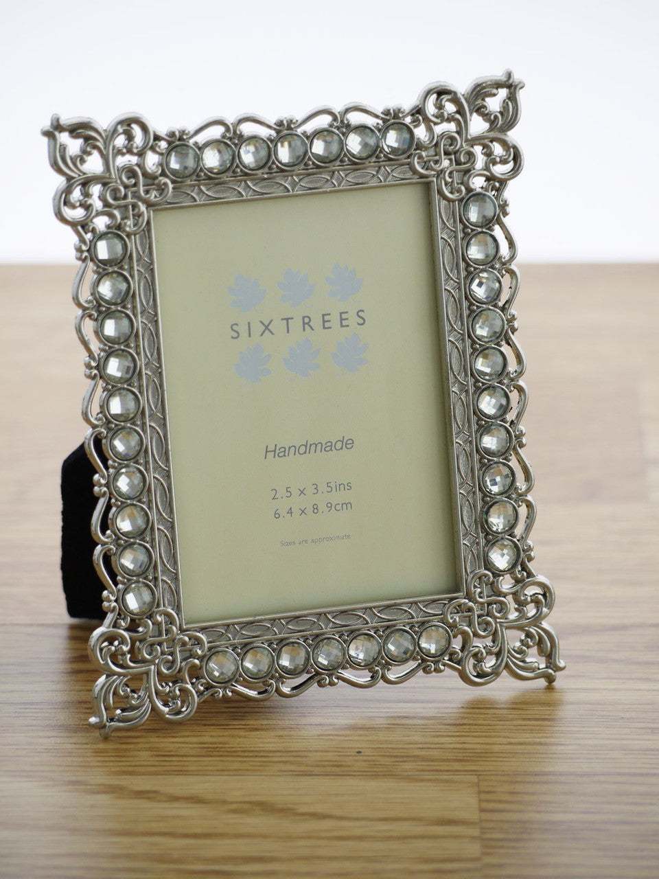 Sixtrees Photo Frame Adelaide Shiny Silver 2.5x3.5