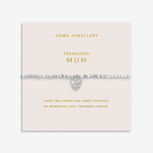 Joma Jewellery Forever Yours Treasured Mum Silver Plated Bracelet