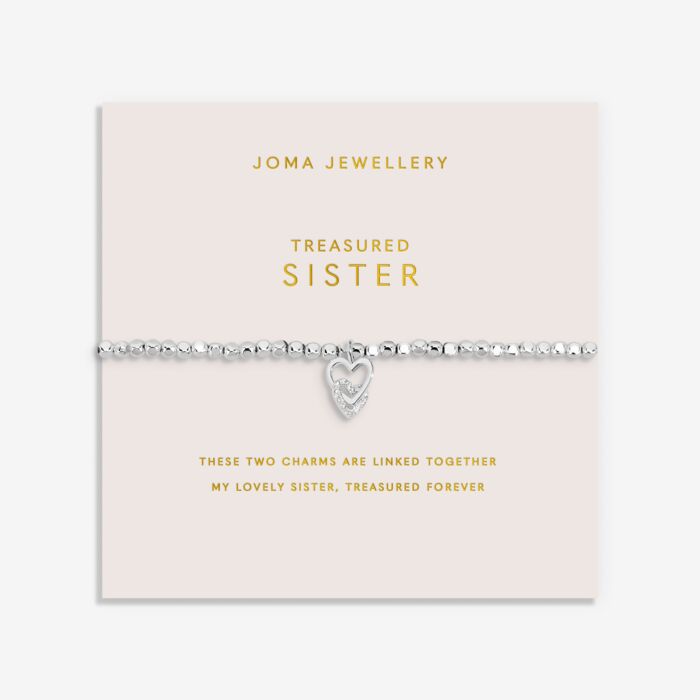 Joma Jewellery Forever Yours Treasured Sister Silver Plated Bracelet