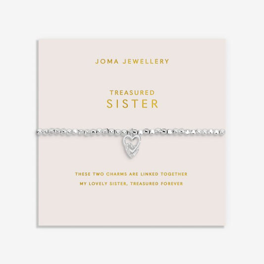 Joma Jewellery Forever Yours Treasured Sister Silver Plated Bracelet