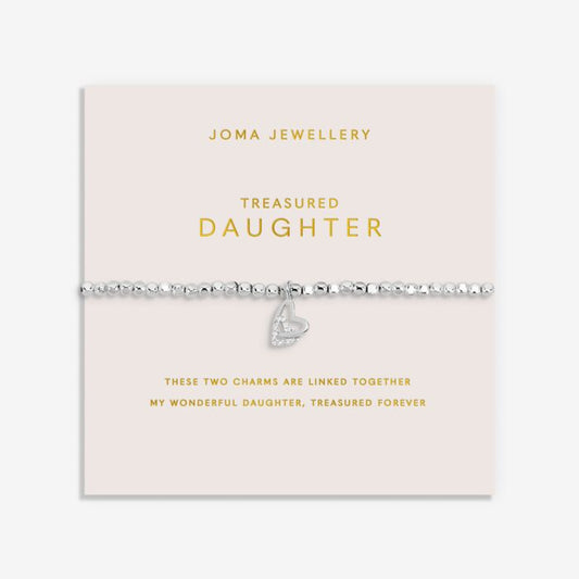 Joma Jewellery Forever Yours Treasured Daughter Silver Plated Bracelet