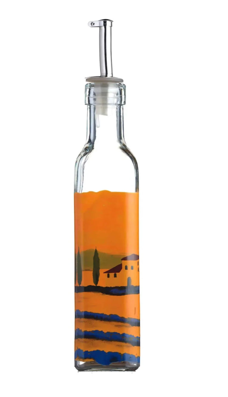 KitchenCraft Oil or Vinegar Drizzler Vineyard Countryside 275ml