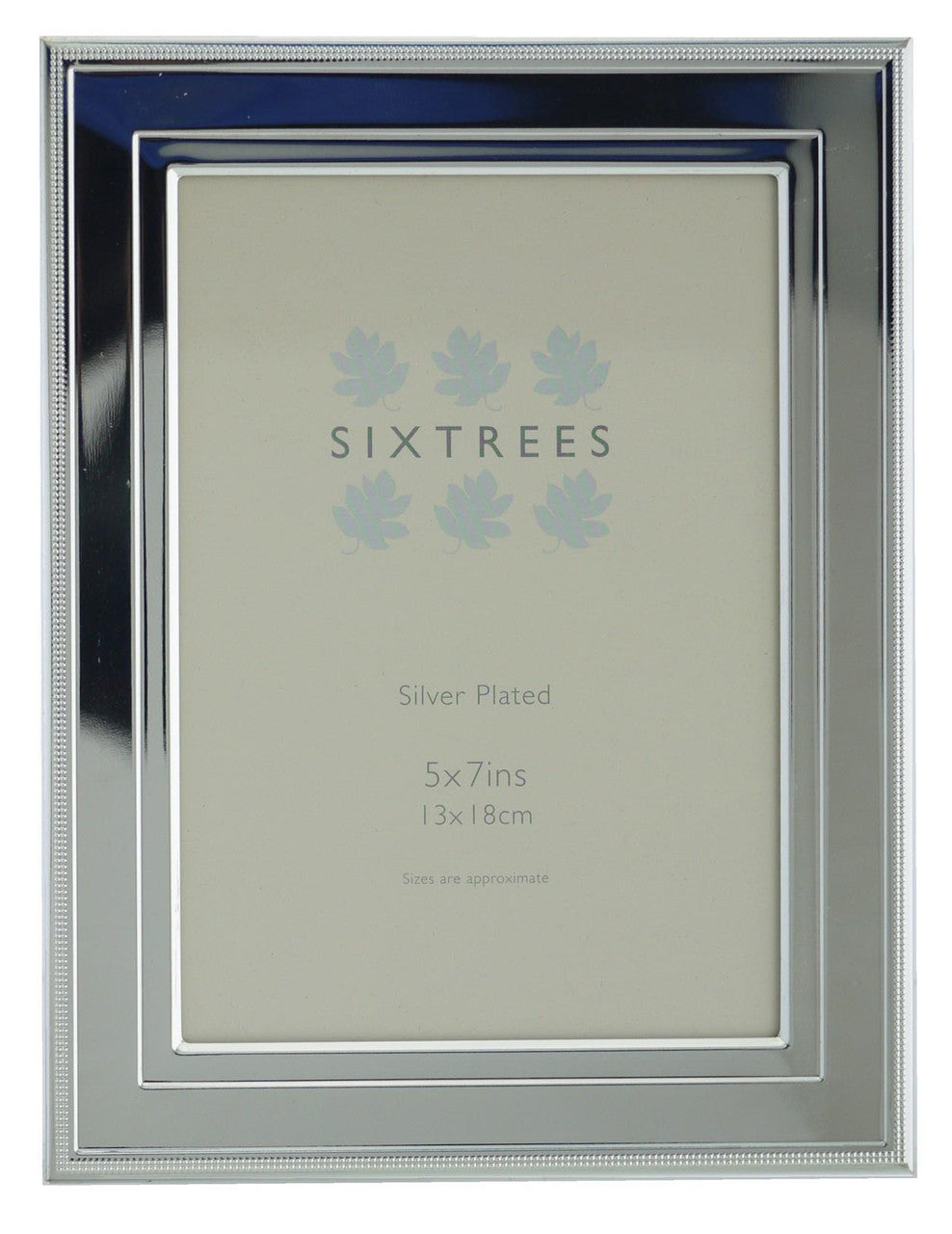 Sixtrees Photo Frame Drago Silver Plate 5x7