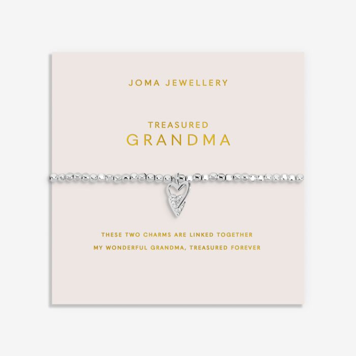 Joma Jewellery Forever Yours Treasured Grandma Silver Plated Bracelet