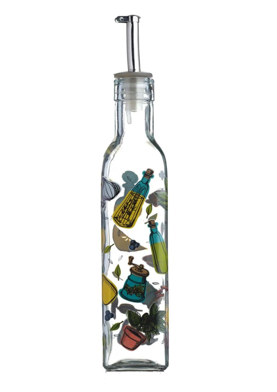 KitchenCraft Oil or Vinger Drizzler Plant and Pepper 275ml