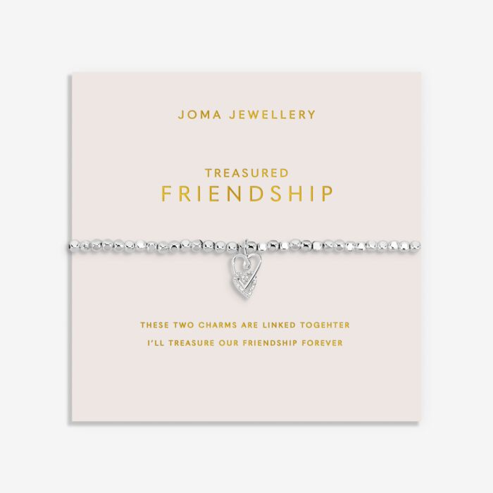 Joma Jewellery Forever Yours Treasured Friendship Silver Plated Bracelet