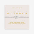Joma Jewellery Forever Yours You Are the Best Granny Ever Silver Plated Bracelet