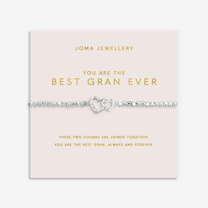 Joma Jewellery Forever Yours You Are the Best Gran Ever Silver Plated Bracelet