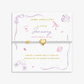 Joma Jewellery Birth Month A Little January Silver & Gold Plated Bracelet