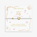 Joma Jewellery Birth Month A Little July Silver & Gold Plated Bracelet