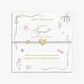 Joma Jewellery Birth Month A Little August Silver & Gold Plated Bracelet
