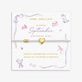 Joma Jewellery Birth Month A Little September Silver & Gold Plated Bracelet
