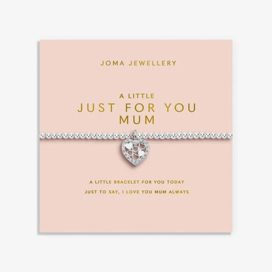 Joma Jewellery Mother's Day A Little Just For You Mum Silver Plated Bracelet