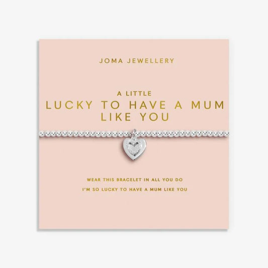 Joma Jewellery Mother's Day A Little Lucky To Have A Mum Like You Silver Plated Bracelet
