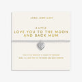 Joma Jewellery Mother's Day A Little Love You To the Moon and Back Silver Plated Bracelet
