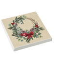 Christmas ‘ Natural Wreath ‘ Napkins