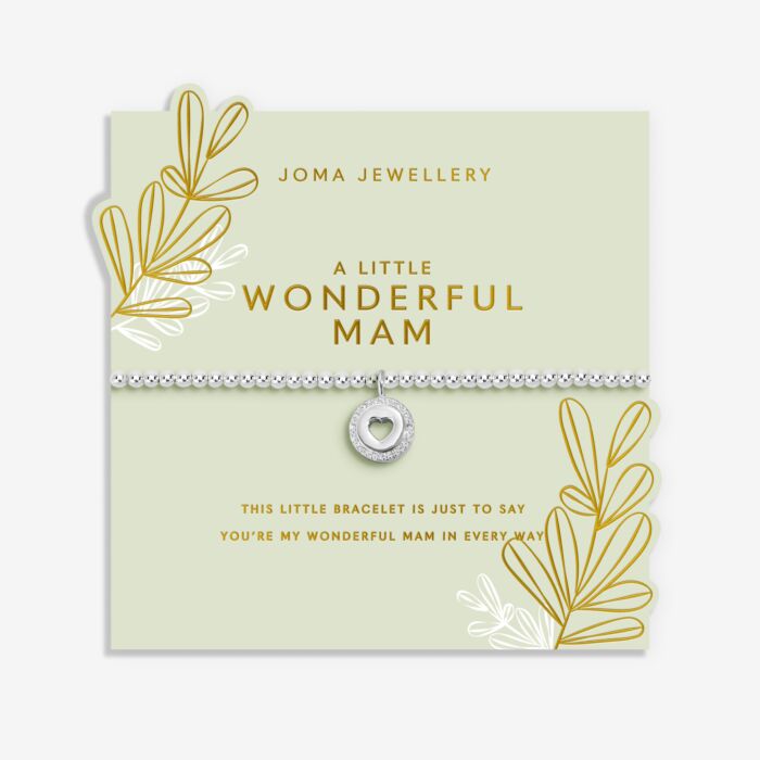 Joma Jewellery Mother's Day A Little Wonderful Mam Silver Plated Bracelet