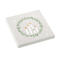 Christmas ‘ Delicate Wreath ‘ Paper Napkins