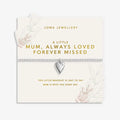 Joma Jewellery Mother's Day A Little Mum, Always Loved Forever Missed Silver Plated Bracelet