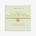 Joma Jewellery Mother's Day A Little First My Mum Forever My Friend Gold Plated Bracelet
