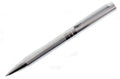 David Aster Chrome Ribbed Ball Point Pen