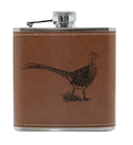 David Aster Pheasant Hip Flask 6oz