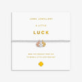 Joma Jewellery A Little Charmed Moments Luck Silver, Gold & Rose Gold Plated Bracelet