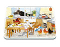 Stowgreen Tuftop Alison’s Animals Worktop Protector ‘ Too Many Cooks ‘