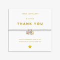 Joma Jewellery A Little Charmed Moments thank You Silver, Gold & Rose Gold Plated Bracelet