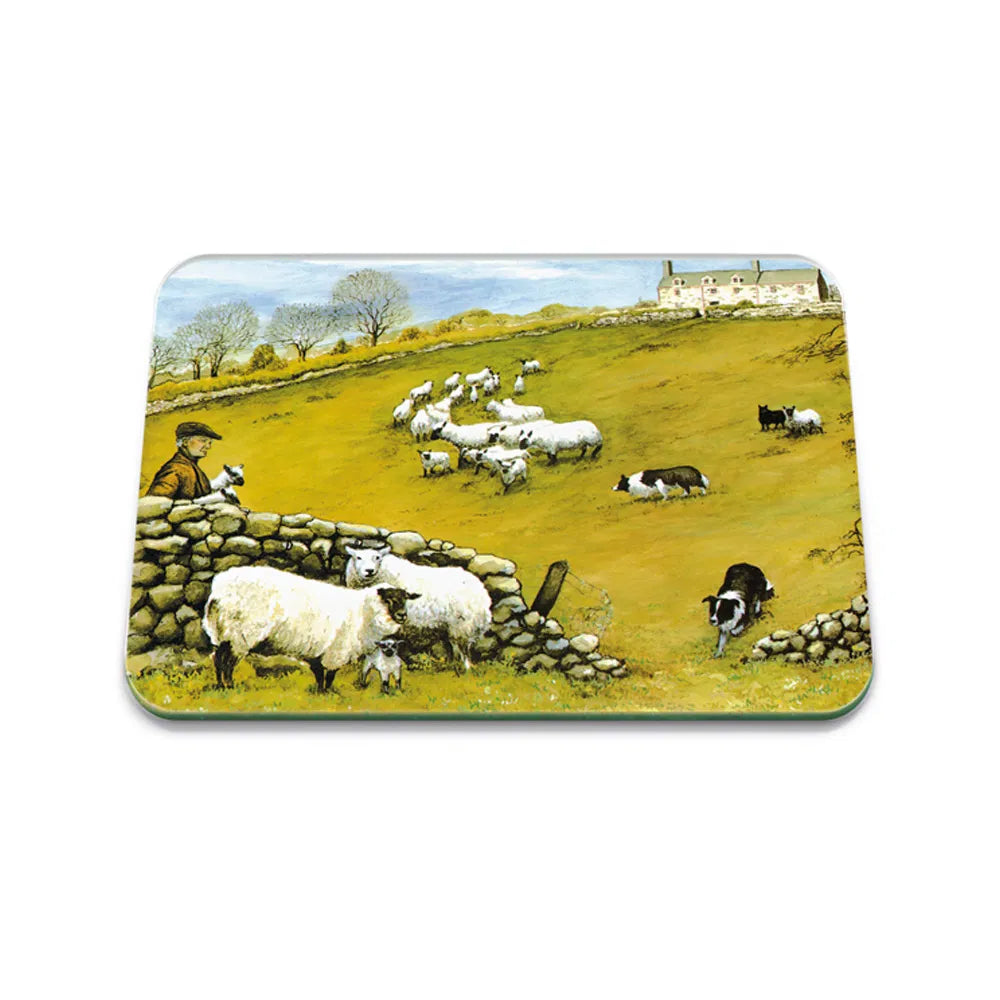 Stowgreen Tuftop Alison’s Animals Worktop Protector, Sheep Dog