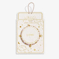 Joma Jewellery Affirmation Card Love Gold Plated Bracelet