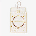 Joma Jewellery Affirmation Card Happiness Gold Plated Bracelet