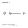 Inverness Titanium Light Amethyst Bezel 3mm