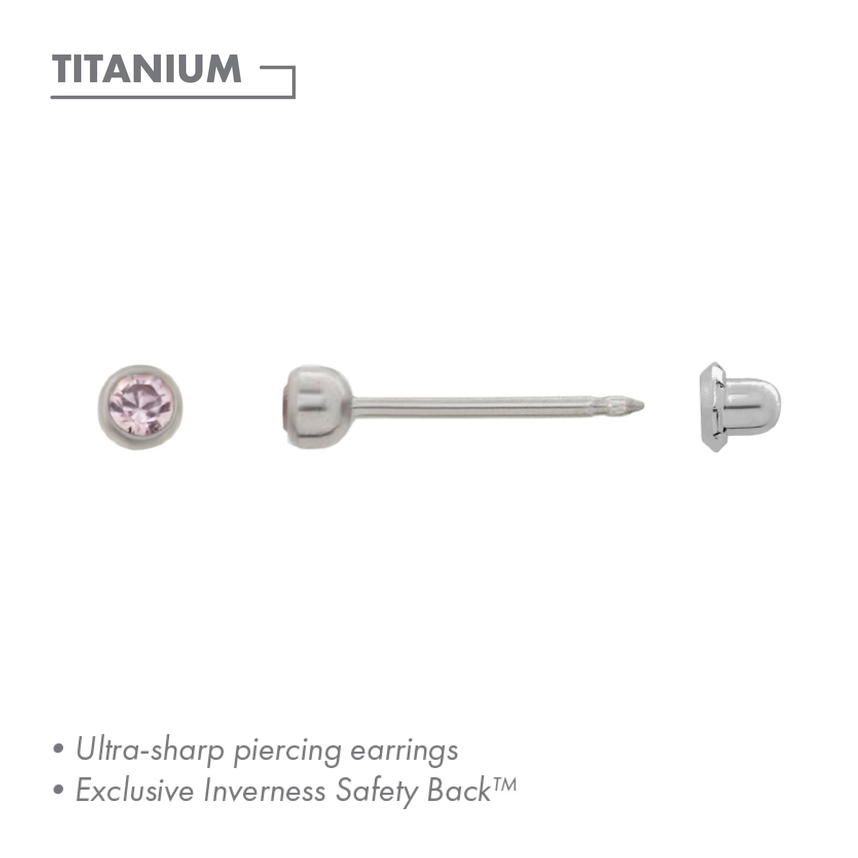Inverness Titanium Light Amethyst Bezel 3mm