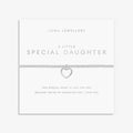 Joma Jewellery A Little Special Daughter Silver Plated Bracelet