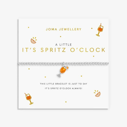 Joma Jewellery A Little Vibes It's Spritz O'Clock Silver Plated Bracelet