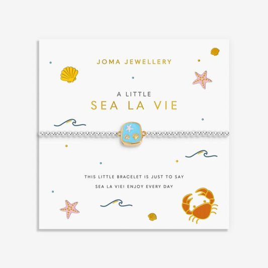 Joma Jewellery A Little Vibes Sea La Vie Silver Plated Bracelet