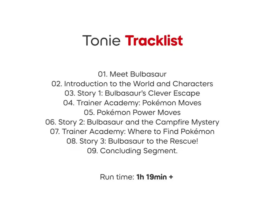 Tonies Pokémon Bulbasaur