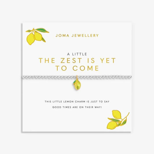 Joma Jewellery A Little Vibes the Zest Is Yet To Come Silver Plated Bracelet