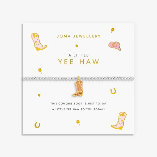 Joma Jewellery A Little Vibes Yeehaw Silver Plated Bracelet