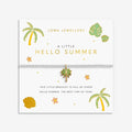 Joma Jewellery A Little Vibes Hello Summer Silver Plated Bracelet